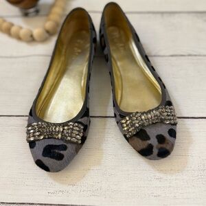 Boden Leopard Ballet Flats